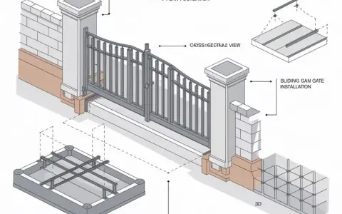 Jaki fundament pod bramę przesuwną - uniknij kosztownych błędów