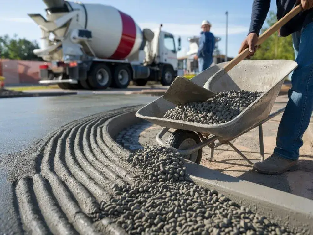 Zdjęcie Jak zrobić suchy beton w taczce - uniknij błędów i oszczędź czas